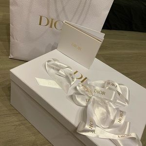 Lady Dior shopping bag and box